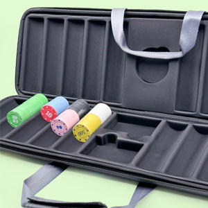 カスタムハードシェル空のEVAフォームポーカーチップケースポータブル成形Evaキャリングケース特殊目的バッグケース - Product Image 6