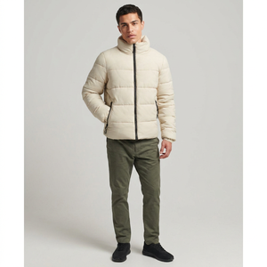 Custom High Quality <b>Men's</b> Puffer <b>Jackets</b> Coats New Design Fashion Style Solid Color <b>Warm</b> Down Coat Puffer Winter <b>Jacket</b> for <b>Men</b> - Product Image 1