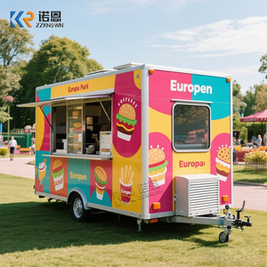 Remorque alimentaire standard 2026, remorque de restauration fermée, vente de café, <span class=keywords><strong>caravane</strong></span> mobile avec réfrigérateur - Product Image 3