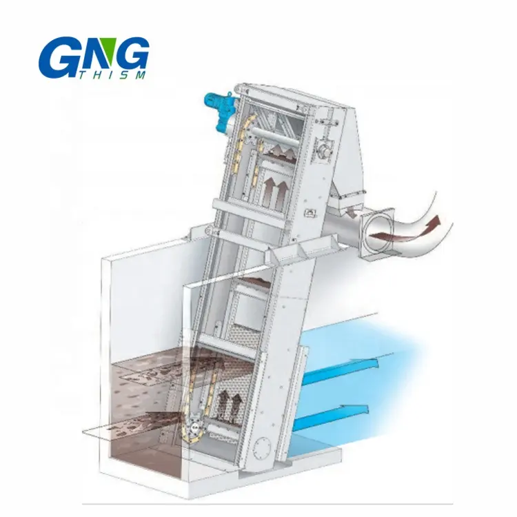 Tratamiento de aguas residuales Pantalla de barra multirastrillo automática y pantalla de barra mecánica