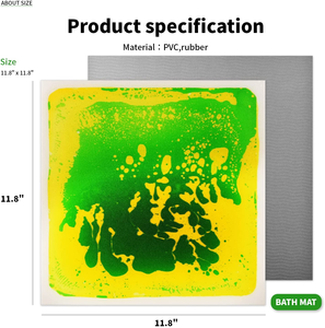 Enfant en bas âge intérieur sensoriel liquide sensoriel interactif intégration animal tapis salle de jeu 3d liquide vinyle tapis - Product Image 2