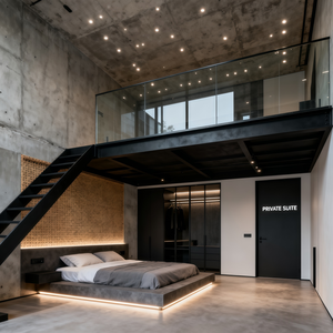 Design Personalizzato di Mobili e <span class=keywords><strong>Arredamento</strong></span> Integrato per uno Stile di Vita Senza Disordine nel Loft - Product Image 4