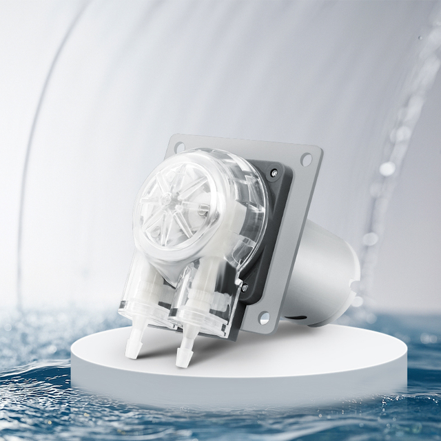 LEFOO Economical Mini Peristaltic Pump Tea Beverage Chemical Dosing Liquid Machine Economical Dc Mini Motor Peristaltic Pump