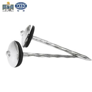 Zinco revestido telhado pregos com guarda-chuva cabeça telhado parafusos com borracha arruela - Product Image 1