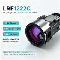Module télémètre laser OEM de classe 1 1535/1540 nm, portée 12 km, design compact 335g et puissance 2W pour RWS