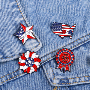 Broche Souvenir du 250e Anniversaire de l'Indépendance <span class=keywords><strong>Américaine</strong></span>, Vente Chaude en Gros, Décoration de Vêtements, Assortiment Tendance - Product Image 4