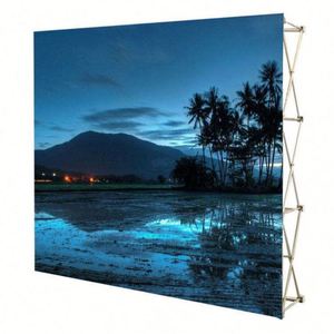 Expositor Retráctil de Aluminio de Alta Calidad para Ferias Comerciales, Soporte para Pancartas y Telones de Fondo, Portátil y Recto - Product Image 4