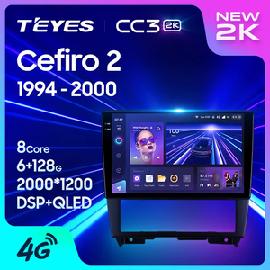 TEYES CC3 2K para Nissan Cefiro 2 <span class=keywords><strong>A32</strong></span> 1994 - 2000 Radio de coche reproductor de vídeo Multimedia navegación estéreo GPS <span class=keywords><strong>Android</strong></span> 10 No 2DIN - Product Image 1
