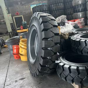 Pneu plein 23x9-10 pour <span class=keywords><strong>chariot</strong></span> élévateur à fourche, accessoire pour <span class=keywords><strong>chariot</strong></span> élévateur, pneu <span class=keywords><strong>de</strong></span> <span class=keywords><strong>chariot</strong></span> élévateur à combustion interne diesel électrique 3 3 tonnes, pièces - Product Image 1