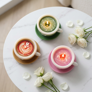 Ins Style Coffee Cup Scented <b>Candle</b> Ambient Home Ornament Luxury Creative Fragrance <b>Candle</b> Holiday Gift Wholesale - Product Image 1