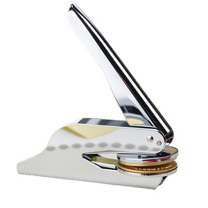 Sello de Grabado Personalizado con Mango Metálico para Decoración de Bodas y Pegatinas para Sobres de Papel, Logotipo Manual - Product Image 1