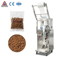 Machine d'emballage verticale automatique multifonctionnelle pour le remplissage et la fermeture de sachets de nourriture pour chats, portable et peu exigeante en main-d'œuvre
