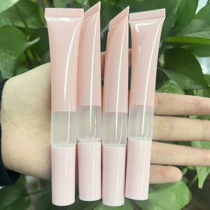 10ml Vide Clair Rose Push Brillant À Lèvres Squeeze Tubes Baume Lipgloss Conteneurs Mini Tube Souple <span class=keywords><strong>pour</strong></span> Emballage Cosmétique - Product Image 2