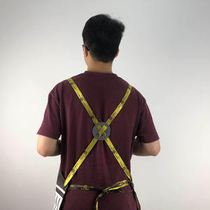 Babero de peluquero para artista, diseño de delantal impermeable con bolsillos, tela de cuero genuino para hombres, venta al por mayor - Product Image 4