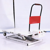 Carretilla Hidráulica Ergonómica con Ruedas, Ruedas de Deslizamiento Suave que Reducen el Esfuerzo de Empuje Durante las Tareas Diarias de Movimiento de Materiales