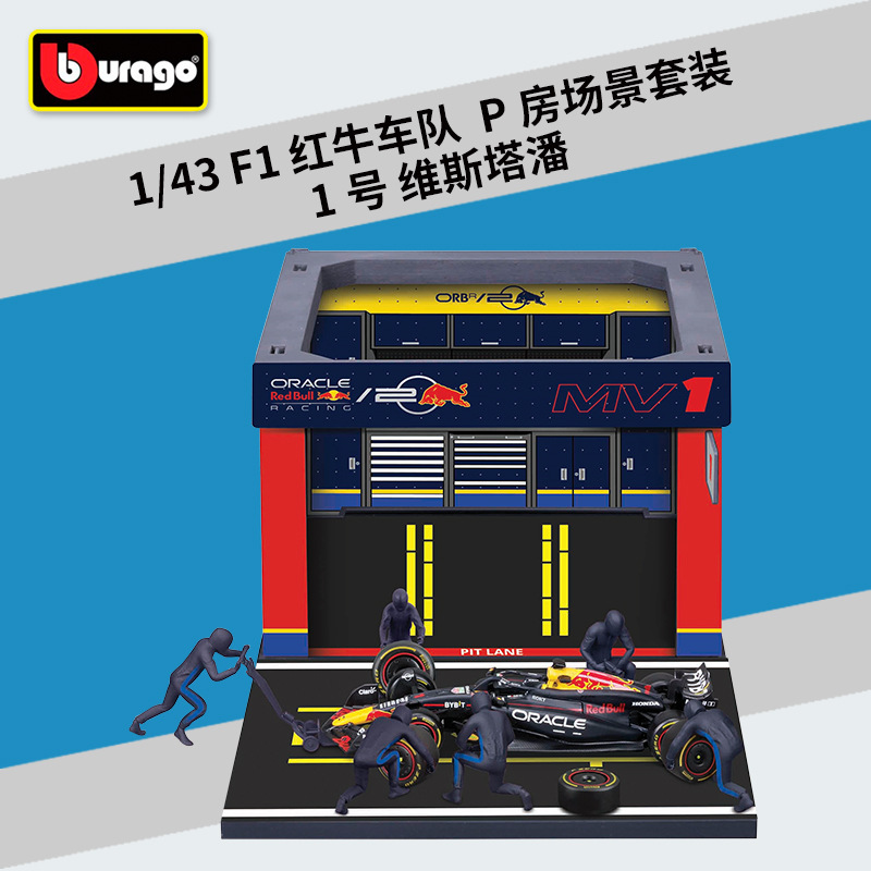 F1 2024 oracle red bull équipe rb20 p salle scène ensemble n &deg; 1 vestapan