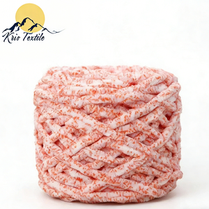 Fil de polyester doux et coloré, mélange de fibres, <span class=keywords><strong>pour</strong></span> tricot DIY, écharpes, chaussons <span class=keywords><strong>au</strong></span> <span class=keywords><strong>crochet</strong></span>, sacs en matériaux tissés à la main, Jiangsu - Product Image 1