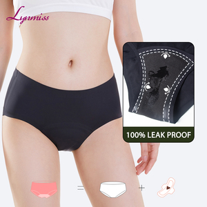 Culottes menstruelles Lynmiss pour femmes, anti-fuites, sans coutures, respirantes, antibactériennes, séchage rapide, écologiques - Product Image 2