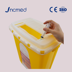 Conteneur à objets tranchants de 6 gallons, étanche et scellé, avec construction entièrement fermée empêchant les fuites de liquide et la contamination croisée - Product Image 2