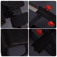 Chaise romaine professionnelle américaine en promotion avec structure robuste, banc d'hyperextension pour exercices abdominaux et de la taille en salle de sport