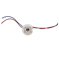 Transformateur d'alimentation LED mini rond en plastique AC 110V 230V vers 12V 24V 36V 6W 10W 12W 15W DC