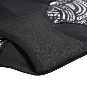 Bốn lớp liền mạch thời gian quần lót sexy ren ngắn kinh nguyệt quần lót tái sử dụng cho phụ nữ - Product Image 6