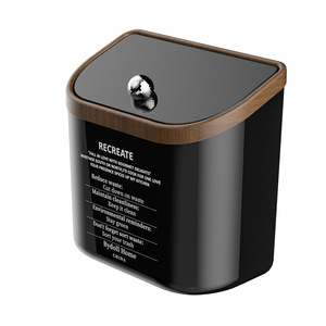 Wall Mounted Kitchen Trash Can 28.6Cm Opening Flip Lid Rectangular Indoor Use - Product Image 3