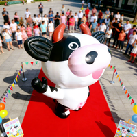Modèles de vaches gonflables publicitaires personnalisés professionnels avec prix d'usine