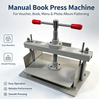Presse à aplatir manuelle CG900F pour reliure de livres, format A3, largeur de pressage 420 mm, 1,5 tonne