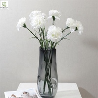Crisantemo Artificial de Tallo Único, Flor de Tacto Real, Centro de Mesa para el Hogar, Decoración para Bodas y Fiestas, Regalo para el Día de la Madre