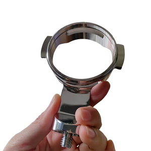 Boxin BXNH-001 Outils de barista CNC, <span class=keywords><strong>accessoires</strong></span> pour café expresso, porte-filtre creux sans fond en acier inoxydable 58 mm <span class=keywords><strong>Delonghi</strong></span> - Product Image 1