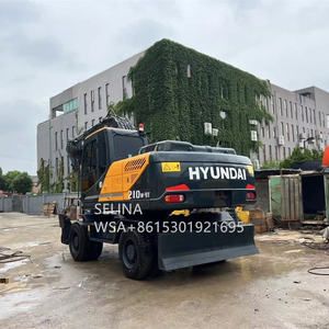 รถขุดไฮดรอลิกมือสอง ยี่ห้อฮุนได รุ่น 140W 210w 210-9w แบบมีล้อ รุ่น R225 R335 พร้อมอะไหล่ ขายด่วนในเซี่ยงไฮ้ - Product Image 2