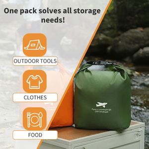 Sac de rangement imperméable en tissu Oxford, écologique, grande capacité, portable, pour voyage, trousse de toilette, sac de rafting extérieur - Product Image 5