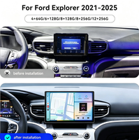 Autoradio multimédia Android 13 pouces pour Ford Explorer 2021-2025, navigation GPS, radio audio, lecteur DVD, unité principale