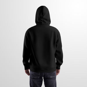 Diseño libre Polycotton Impresión gráfica personalizada Slim Fit Blank Plain Streetwear Sporty Hoody Mens Pullover Black Hoodies Sudaderas - Product Image 2
