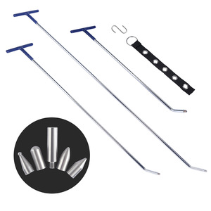 Xe Dent Sửa Chữa Công Cụ Móc <span class=keywords><strong>Pry</strong></span> Thanh Ba-Mảnh Thiết Lập Các Hố Vết lõm San Lấp Mặt Trên Móc Tấm Kim Loại Miễn Phí - Product Image 3