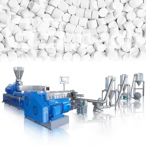 HFFR LSFH Cable Material Compound Machine Kneader Two Stage Extruder Pelletizing Line