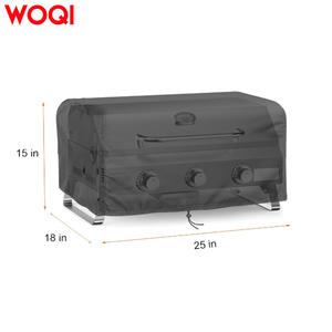 Funda para parrilla Woqi para Nxr 600D, parrilla de gas de tres quemadores, funda para barbacoa al aire libre, tela Oxford negra, tallas S, M, L - Product Image 5