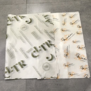 <span class=keywords><strong>Papier</strong></span> d'emballage <span class=keywords><strong>alimentaire</strong></span> ciré, résistant à la graisse, <span class=keywords><strong>imprimé</strong></span> avec logo personnalisé, 42 g/m² - Product Image 4