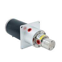 Pompe à engrenages durable à entraînement magnétique 0,9 ml/rev, en acier inoxydable, résistante aux acides et aux alcalis, avec moteur CC à balais, pour huiles à faible viscosité