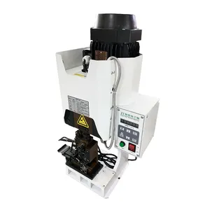 Semi-Automatic cable stripping and crimping machine cable terminal crimp machine