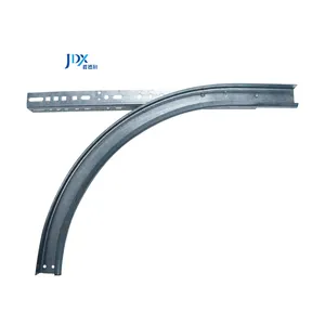 Grosir Pintu Garasi Stainless Steel Geser Murah Sistem Track Stack Vertikal Gerbang Geser Melengkung untuk Pintu Garasi - Product Image 1