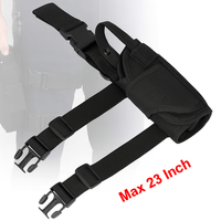 Holster de jambe tactique réglable avec logo personnalisé d'usine, étui pour chargeur de pistolet, holster de cuisse