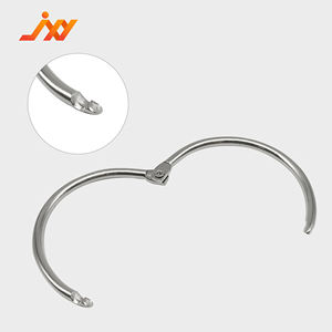 Cincin Buku Bulat Pengunci Sekrup 2/<span class=keywords><strong>3</strong></span> Inci, Cincin Logam Besi untuk Jilid Lembar Lepas, Tersedia Berbagai Ukuran - Product Image 6