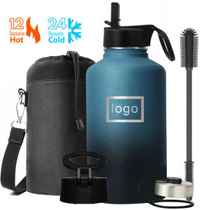 Botella de Agua Deportiva Personalizada de Acero Inoxidable de 64 oz/2L, Ecológica, Portátil, de Gran Capacidad, Aislada - Product Image 1