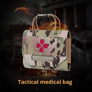 กระเป๋าไนลอน Tushi ลายพราง MOLLE ชุดปฐมพยาบาลทางการแพทย์ยุทธวิธี ifak - Product Image 1