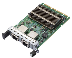 อะแดปเตอร์เครือข่ายแบบสองพอร์ต 10GBASE-T Ethernet PCI 3.0 X8 OCP 3.0 ขนาดเล็ก โปรไฟล์ต่ำ รุ่น 57416 สำหรับเซิร์ฟเวอร์ RJ45 SFP - Product Image 1