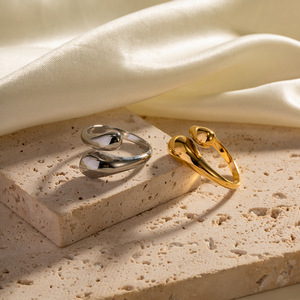 2026 Platinum Plated Stainless Steel Vintage ZIRCON <b>Chunky</b> Waterproof Hypoallergenic Women's <b>Rings</b> Handcrafted Engagement - Product Image 3
