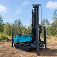 Foreuse rotative portable Feiyang pour l'échantillonnage de roches et la construction de puits d'eau, avec moteur diesel-pneumatique