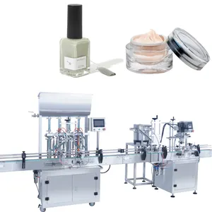 Machine de remplissage automatique de pots de crème cosmétique pour bouteille de parfum, Machine d'emballage, Machine de remplissage de vernis à ongles